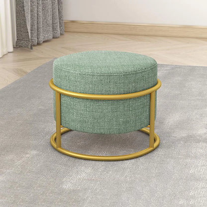 Fabric Shoe Stool Home Decor Chair Furniture Stools Flannel Chair Living Room Ottoman round Stools Height Adjustable Chairs