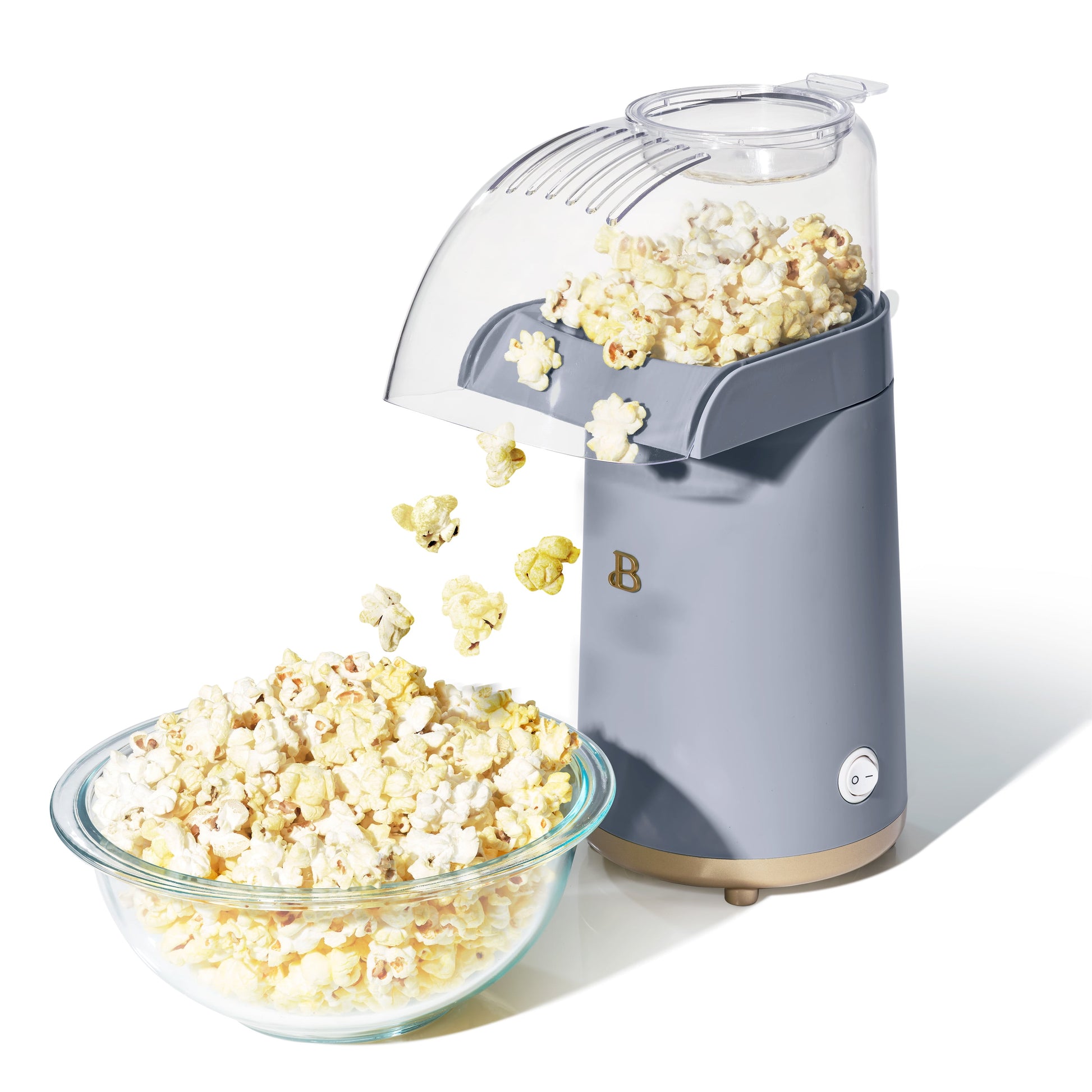 16 Cup Hot Air Electric Popcorn Maker, Cornflower Blue by Drew Barrymore